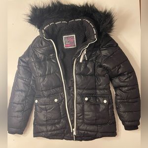 Justice kids winter coat size 8
